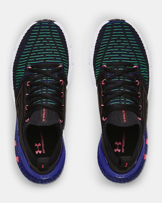 Women's UA HOVR™ Phantom 2 IntelliKnit Running Shoes, Black, pdpMainDesktop image number 2